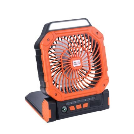 Solar Camping Fan with Power Bank