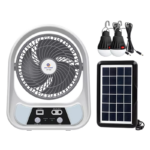 Solar Cooling Fan with Power Bank